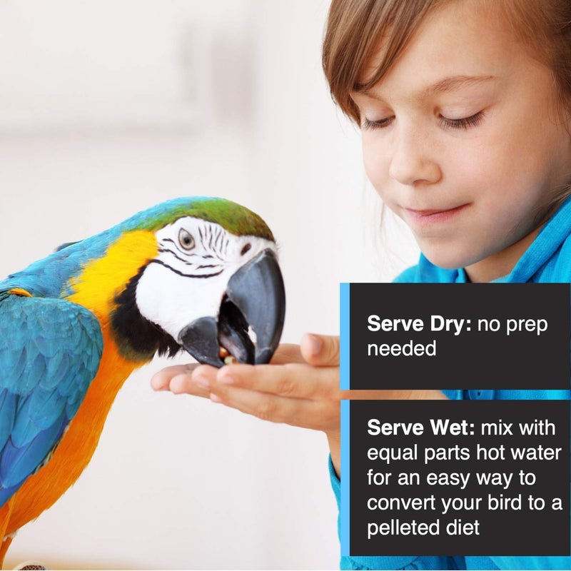 Hari Tropimix Bird Food, Hagen Large Parrot Food with Seeds, Fruit, Nuts, Vegetables, Grains, and Legumes, Enrichment Food, 4 lb Bag - Image 5